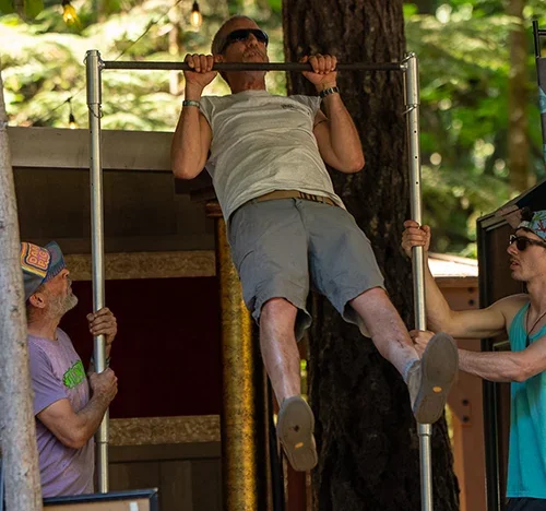 Scott Chew putting the rest of the field to shame claiming 16 pull-ups in the annual contest